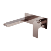 Bianca Wall Basin/Bath Mixer 187mm | Brushed Bronze gallery detail image