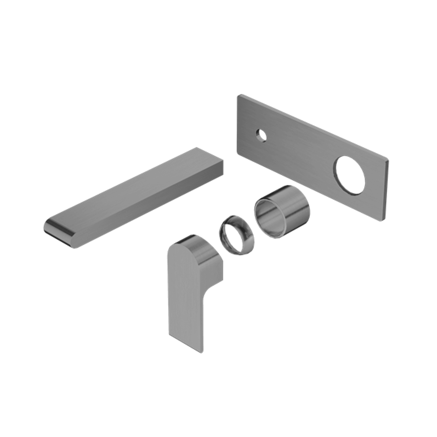 Bianca Basin/Bath Mixer 187mm Trim Kits | Gun Metal gallery detail image