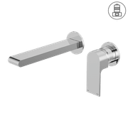 Bianca Basin/Bath Mixer Back Plate 230mm | Chrome gallery detail image