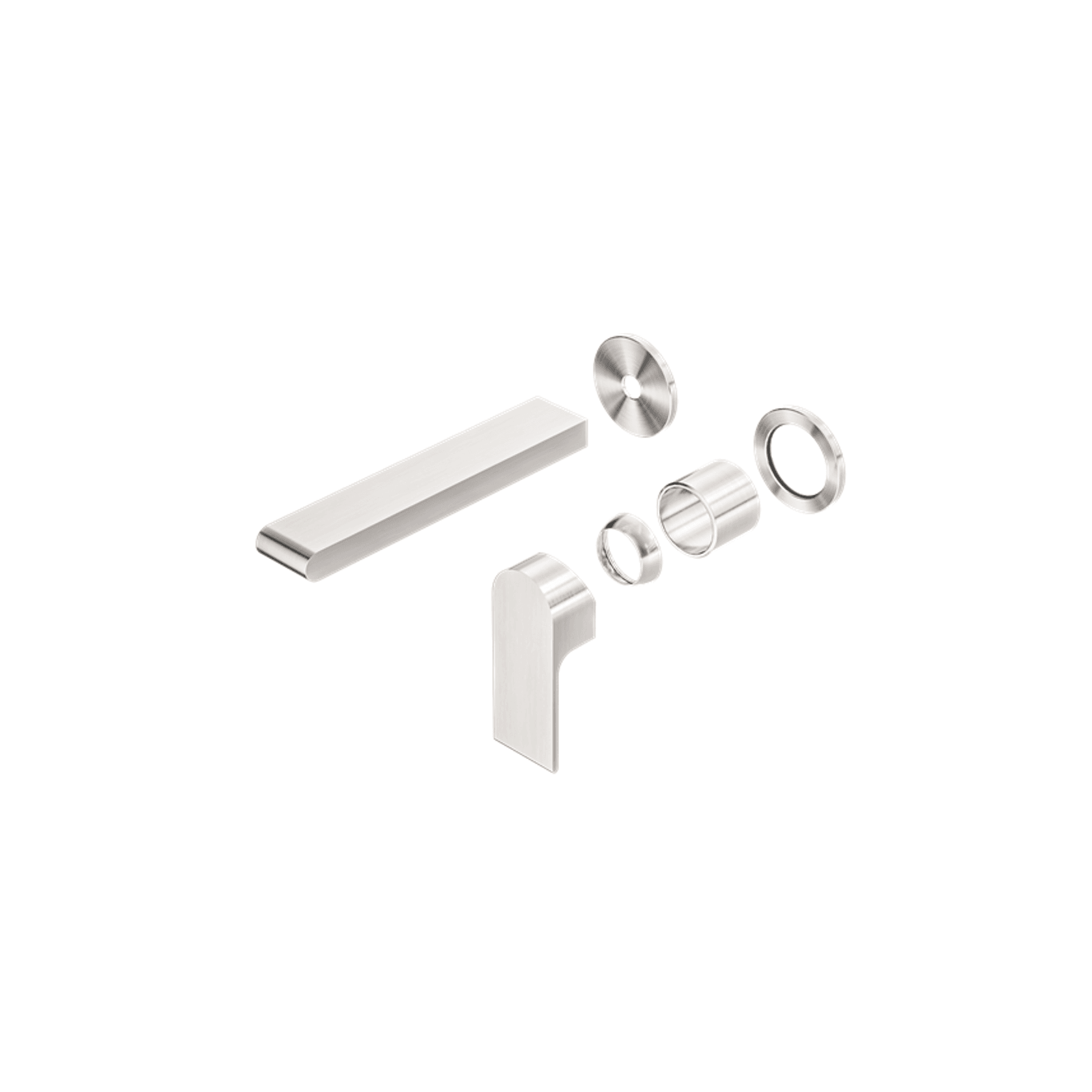 Bianca Mixer Back Plate 187mm Trim Kits | Brushed Nickel gallery detail image