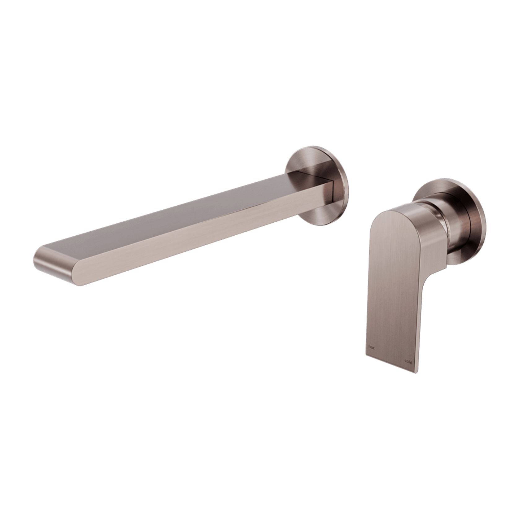 Bianca Basin/Bath Mixer Back Plate 230mm | Brushed Bronze gallery detail image