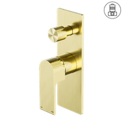 Bianca Shower Mixer & Divertor | Brushed Gold gallery detail image