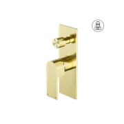 Bianca Shower Mixer & Divertor | Brushed Gold gallery detail image