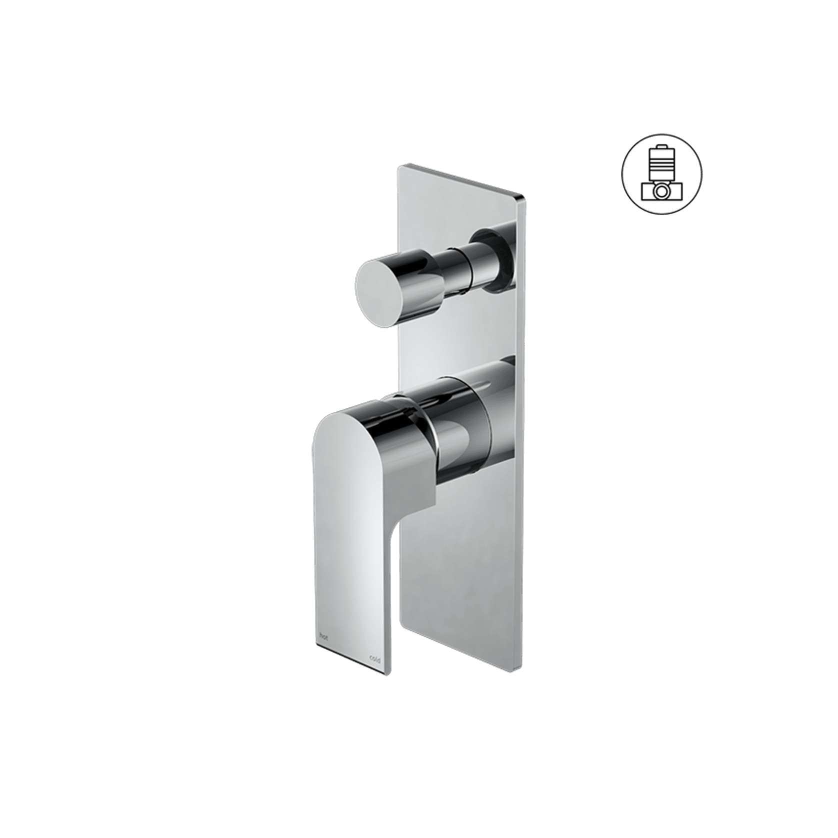 Bianca Shower Mixer & Divertor | Chrome gallery detail image