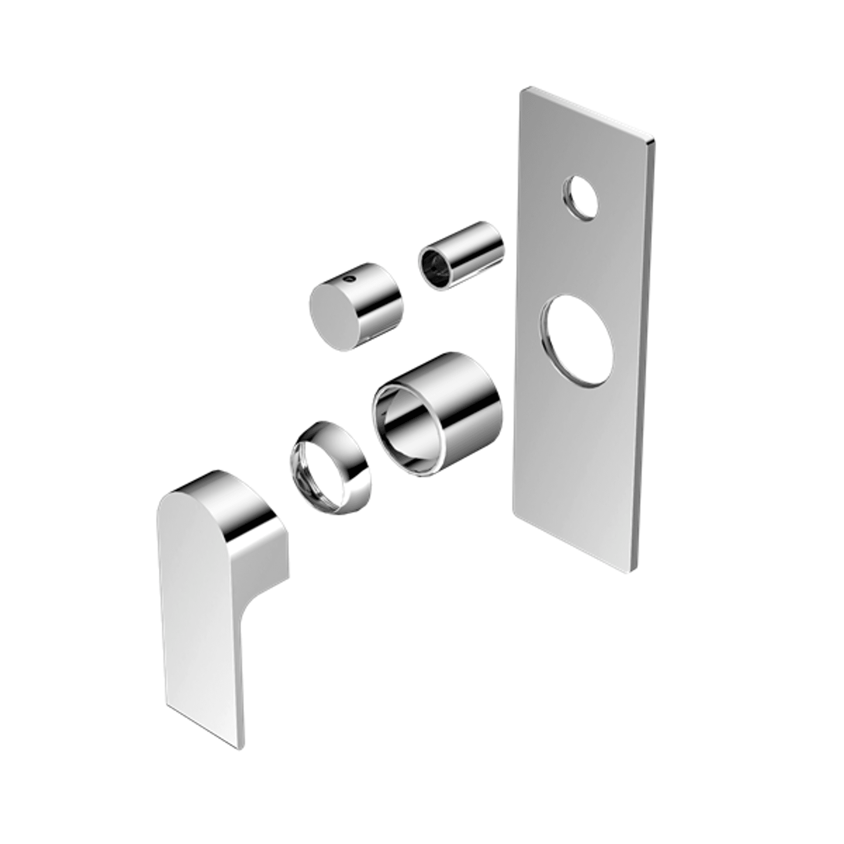 Bianca Shower Mixer & Divertor Trim Kits | Chrome gallery detail image