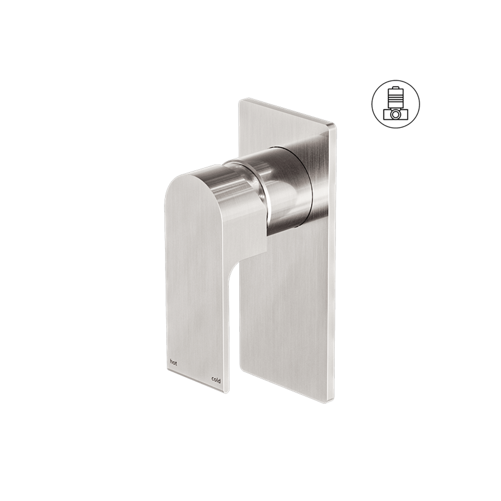 Bianca Shower Mixer | Brushed Nickel gallery detail image