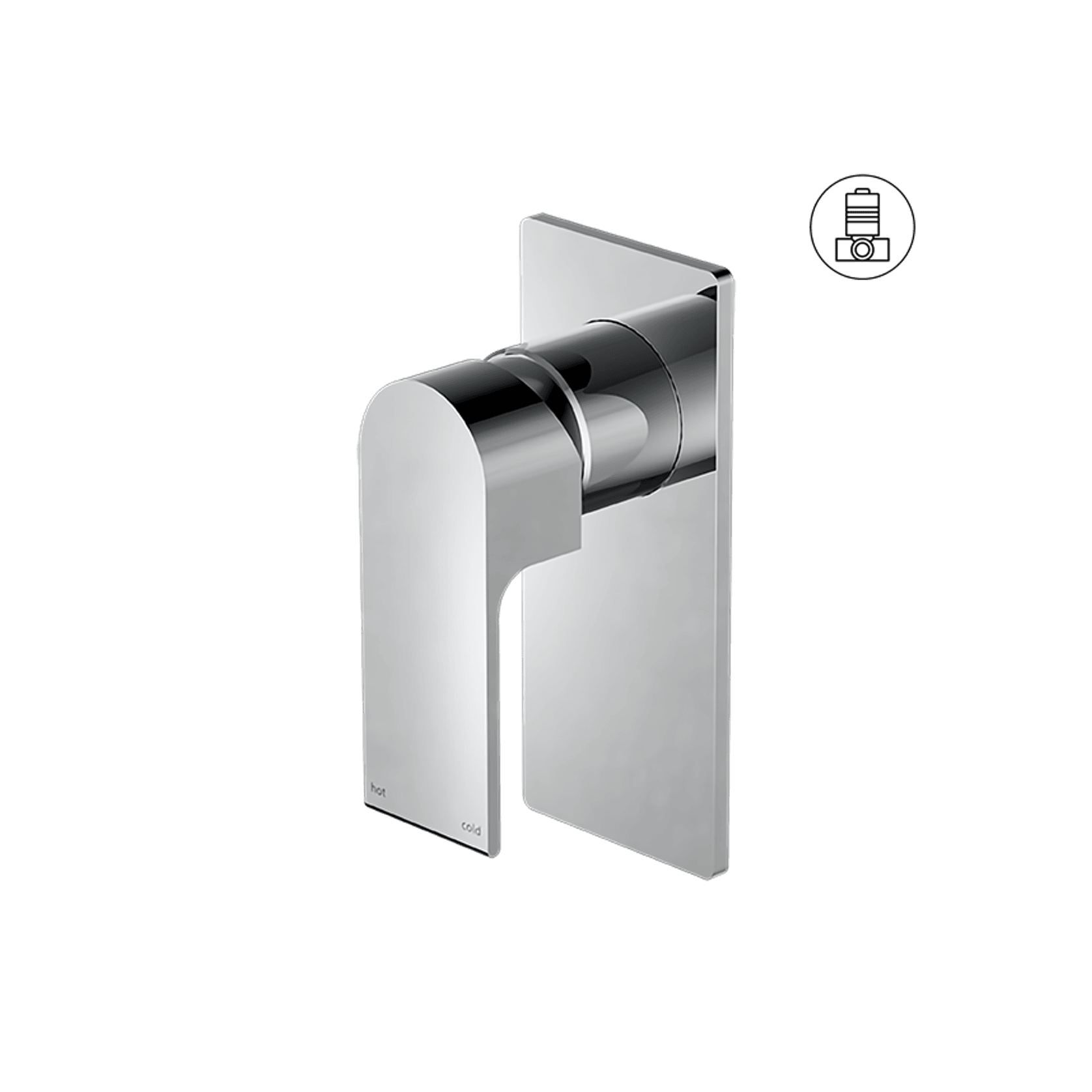 Bianca Shower Mixer | Chrome gallery detail image