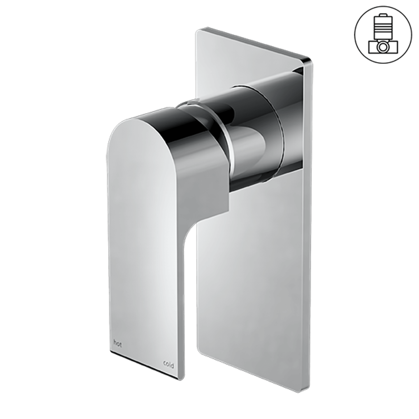 Bianca Shower Mixer | Chrome gallery detail image