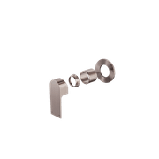 Bianca Shower Mixer 80mm Plate Trim Kits | Brushed Bronze gallery detail image