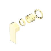 Bianca Shower Mixer 60mm Plate Trim Kits | Brushed Gold gallery detail image