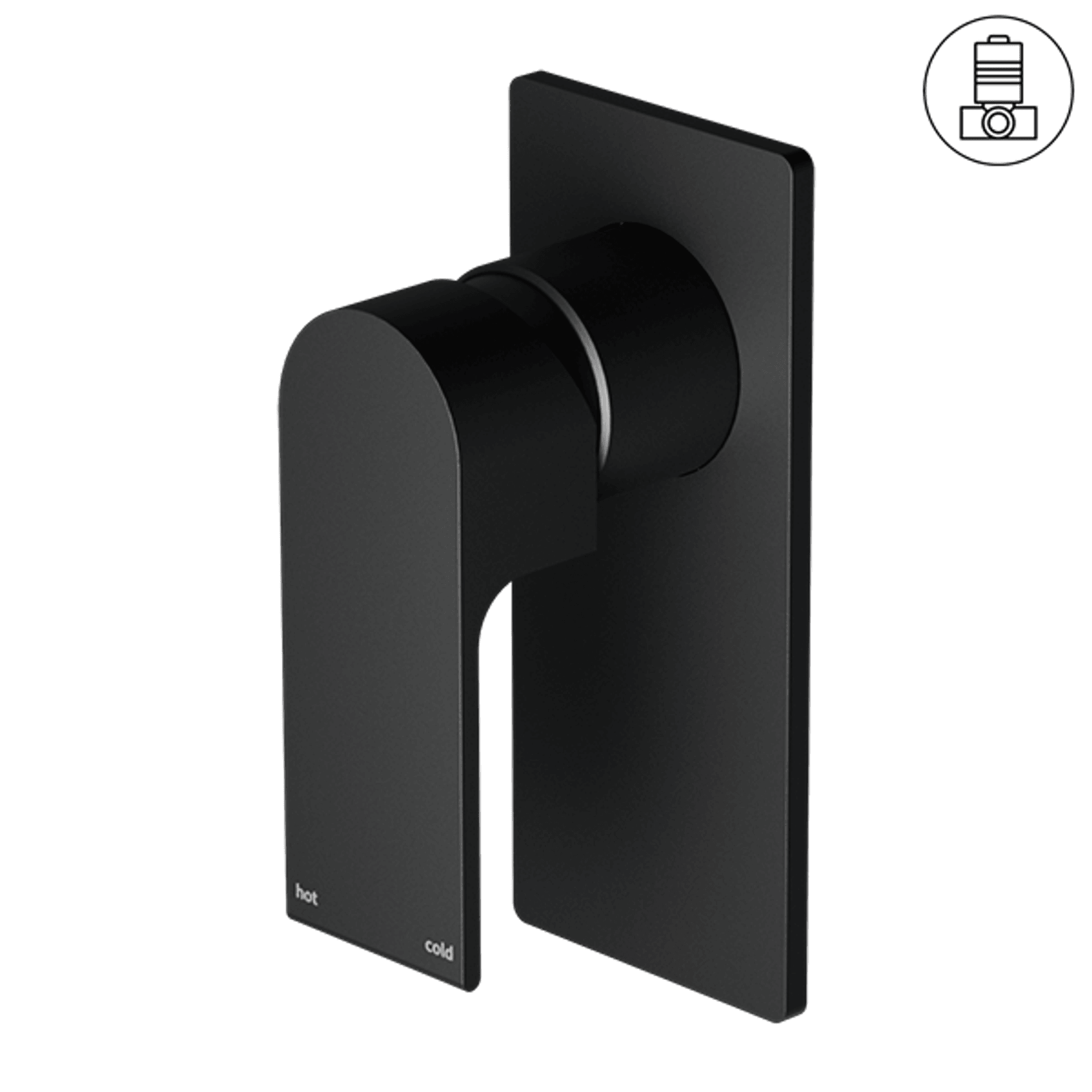 Bianca Shower Mixer | Matte Black gallery detail image