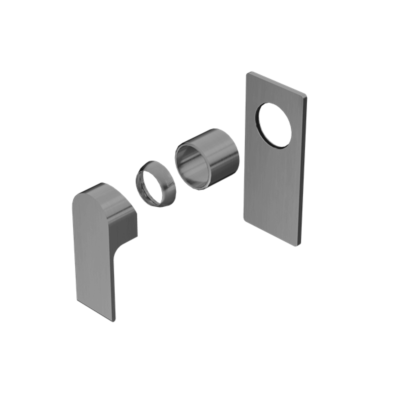 Bianca Shower Mixer Trim Kits | Gun Metal gallery detail image