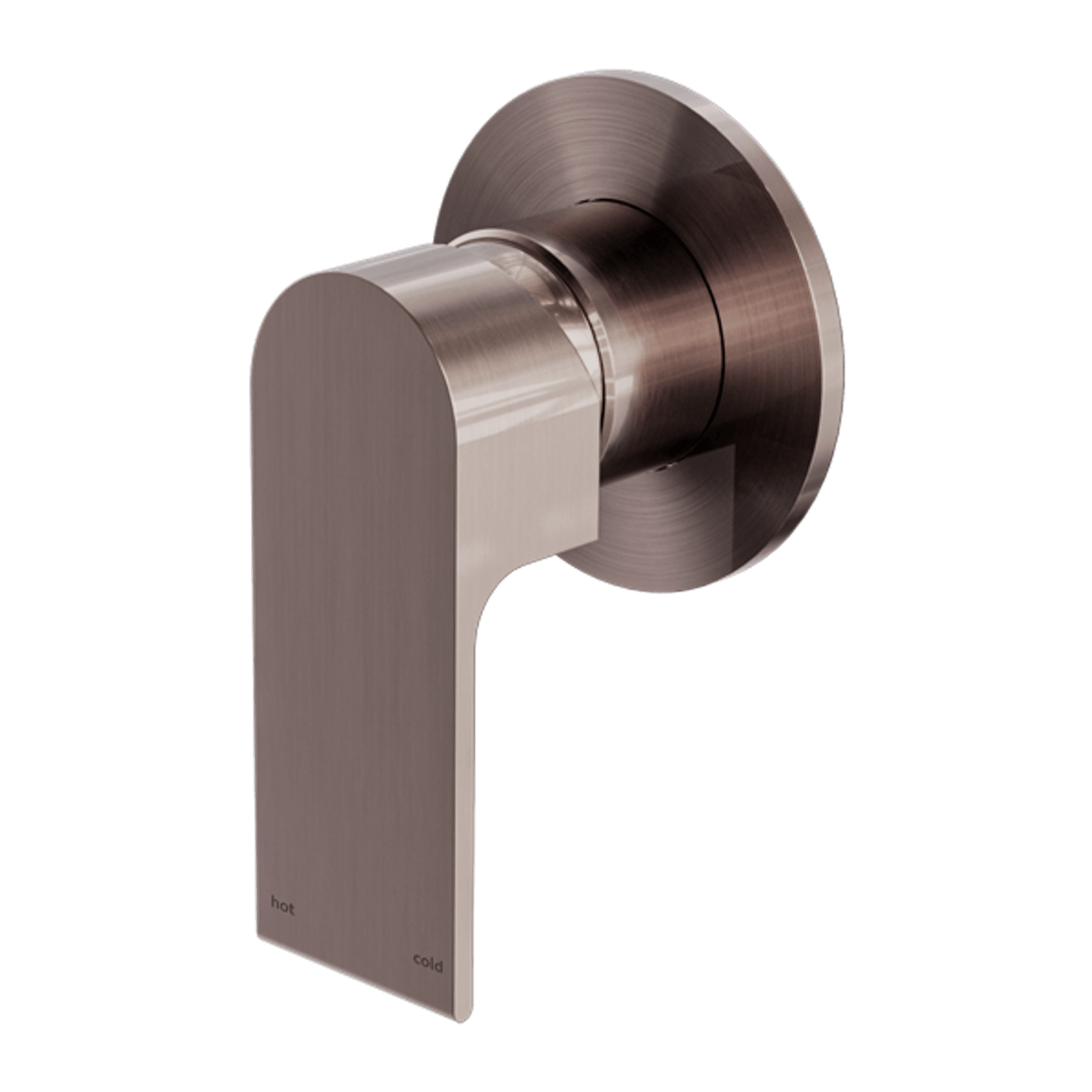 Bianca Shower Mixer 80mm Plate | Brushed Bronze gallery detail image