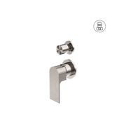 Bianca Shower Mixer & Divertor Back Plate | Brushed Nickel gallery detail image