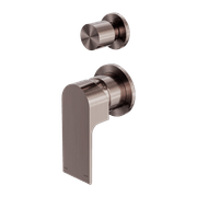 Bianca Shower Mixer & Divertor Back Plate | Brushed Bronze gallery detail image