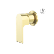 Bianca Shower Mixer 60mm Plate | Brushed Gold gallery detail image