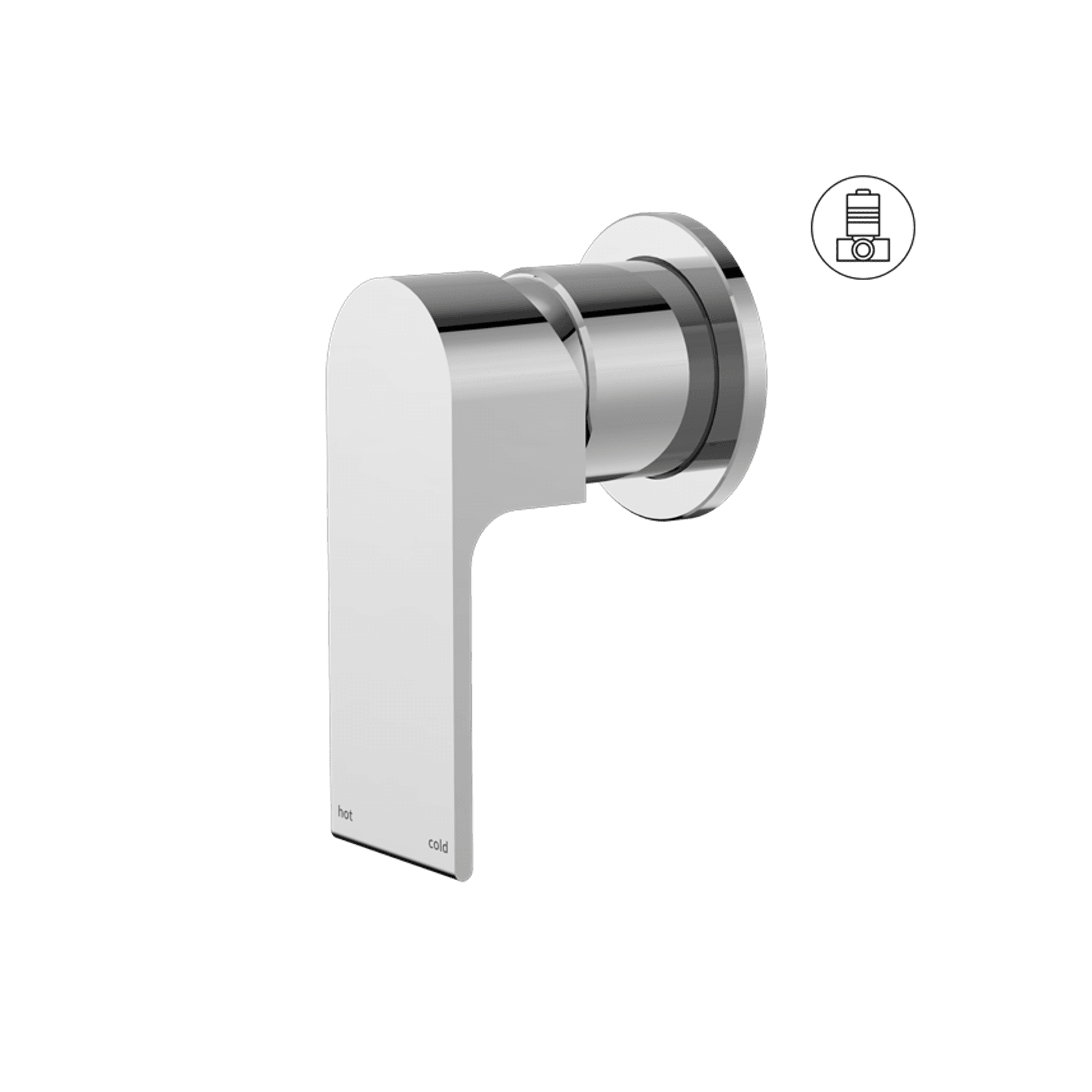 Bianca Shower Mixer 60mm Plate | Chrome gallery detail image