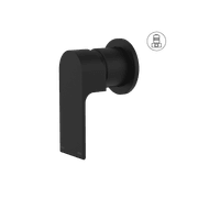 Bianca Shower Mixer 60mm Plate | Matte Black gallery detail image