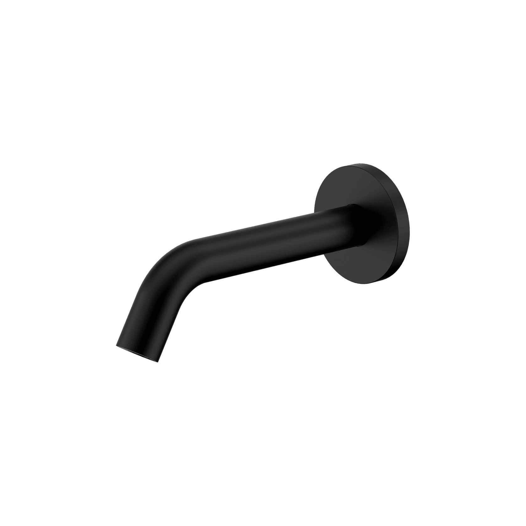 Mecca Wall-Mounted Sensor Tap with 80mm Wall Plate Matte Black gallery detail image