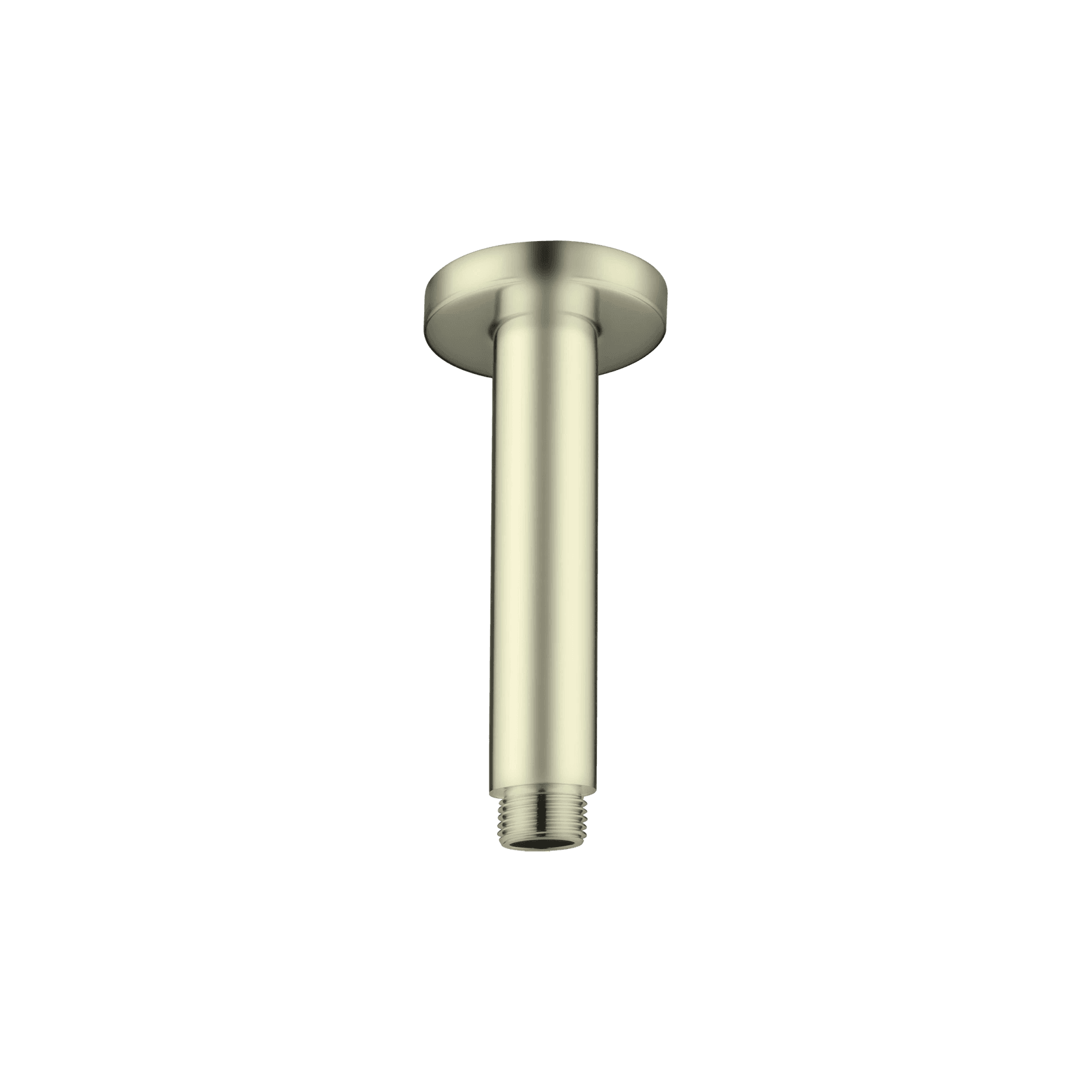 Round Ceiling Arm 100mm Length Brushed Gold gallery detail image