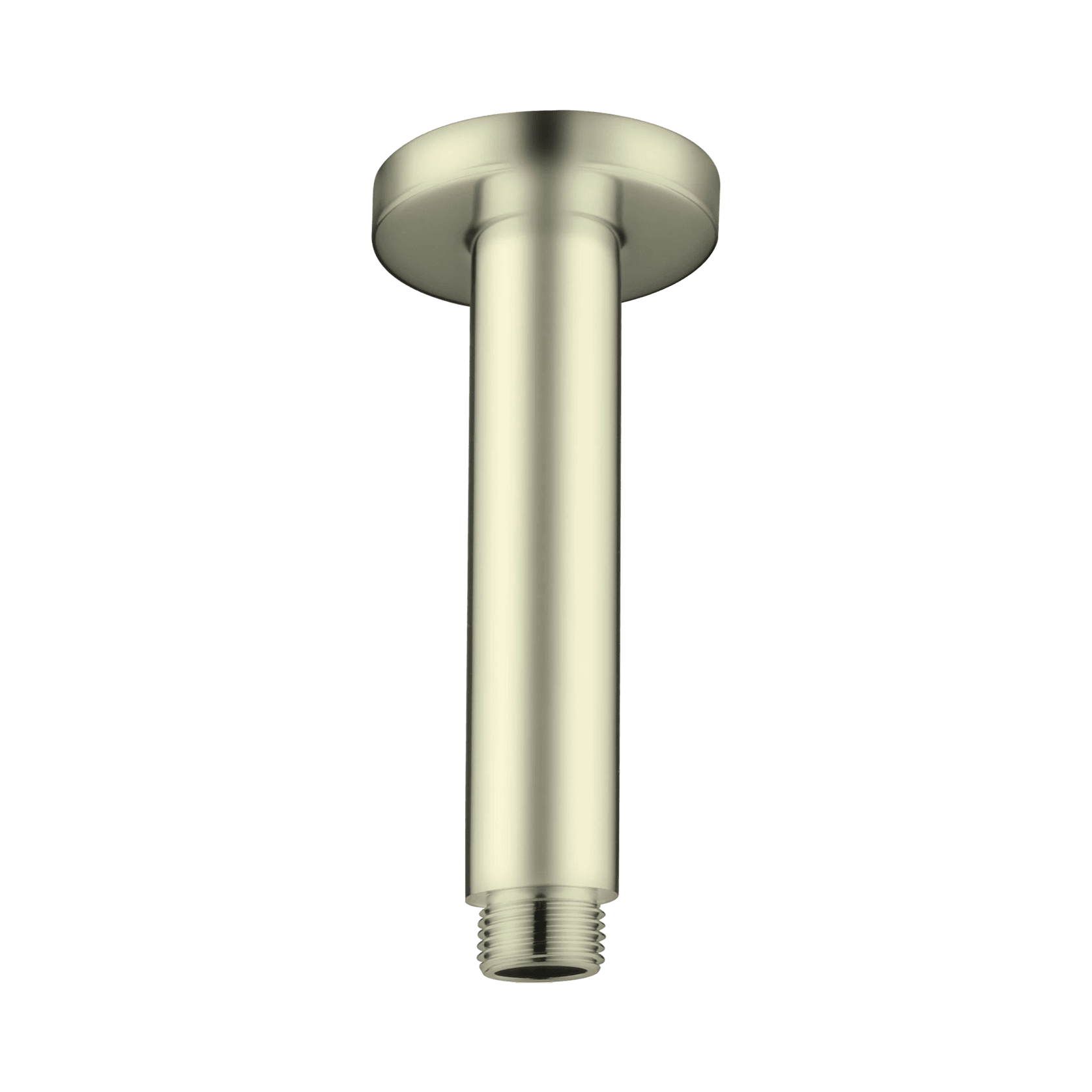 Round Ceiling Arm 100mm Length Brushed Gold gallery detail image