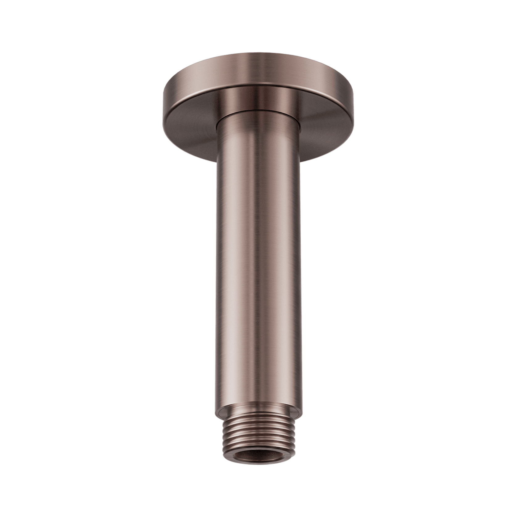 Round Ceiling Arm 100mm Length Brushed Bronze gallery detail image