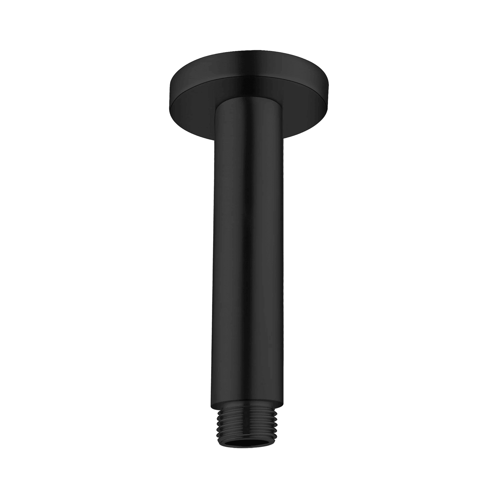 Round Ceiling Arm 100mm Length Matte Black gallery detail image