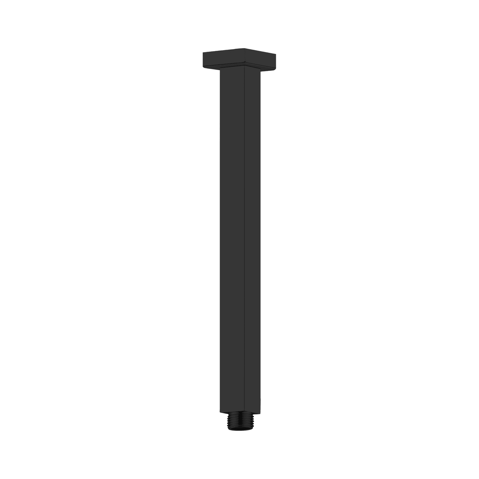 Square Ceiling Arm 300mm Length Matte Black gallery detail image