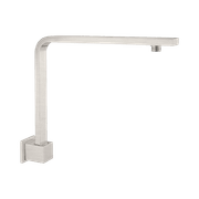 Square Swivel Shower Arm Brushed Nickel gallery detail image
