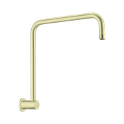 Round Swivel Shower Arm Brushed Gold gallery detail image