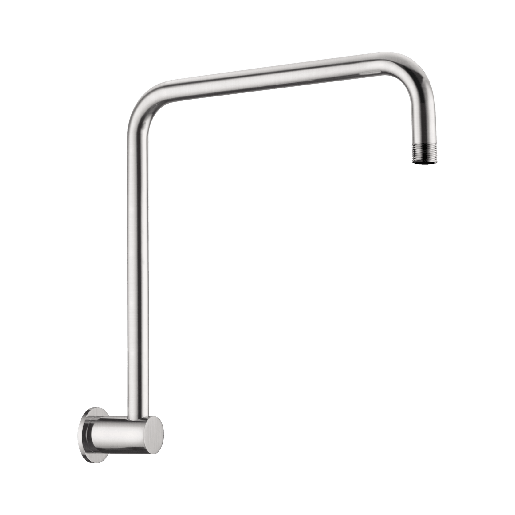 Round Swivel Shower Arm Brushed Nickel gallery detail image