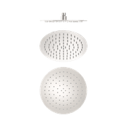 250mm Round Stainless Steel Shower Head 4 Star Rating Brushed Nickel gallery detail image