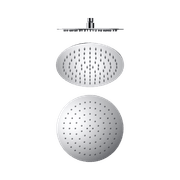 250mm Round Stainless Steel Shower Head 4 Star Rating Chrome gallery detail image