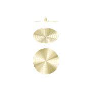 Zen SS316L 300mm Round Shower Head | Brushed Gold gallery detail image