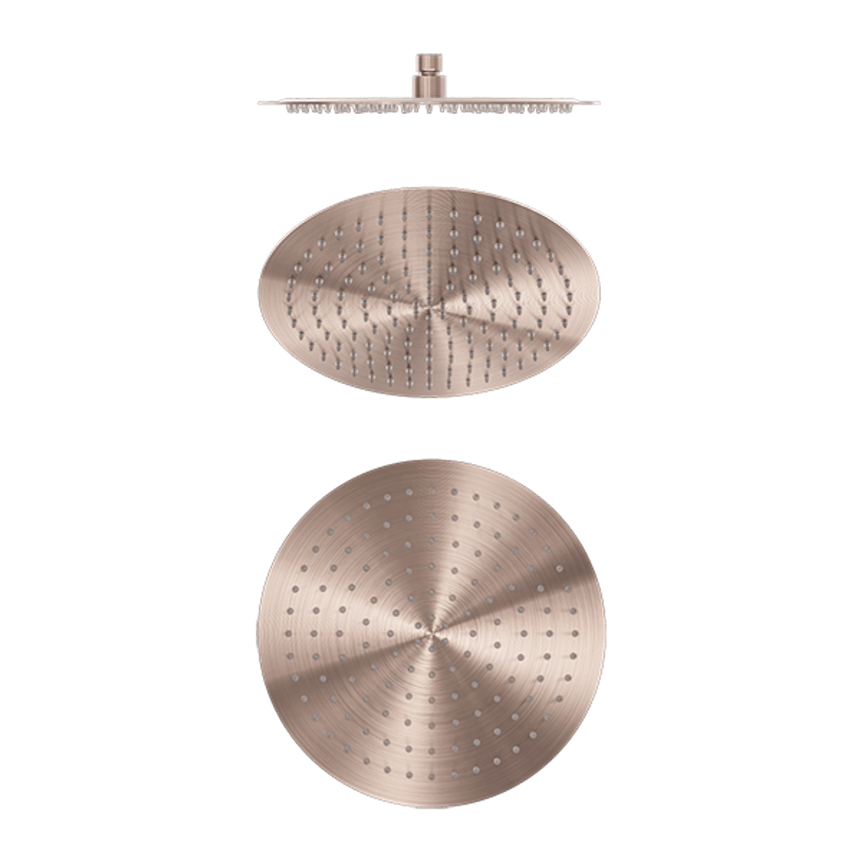 Zen SS316L 300mm Round Shower Head | Brushed Bronze gallery detail image