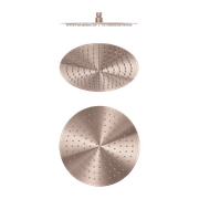 Zen SS316L 300mm Round Shower Head | Brushed Bronze gallery detail image