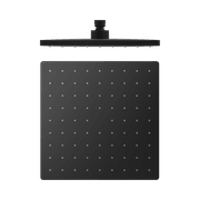 250mm Abs Square Shower Head Matte Black gallery detail image