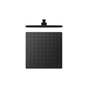 250mm Abs Square Shower Head Matte Black gallery detail image