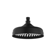 York 200mm Shower Head Matte Black gallery detail image