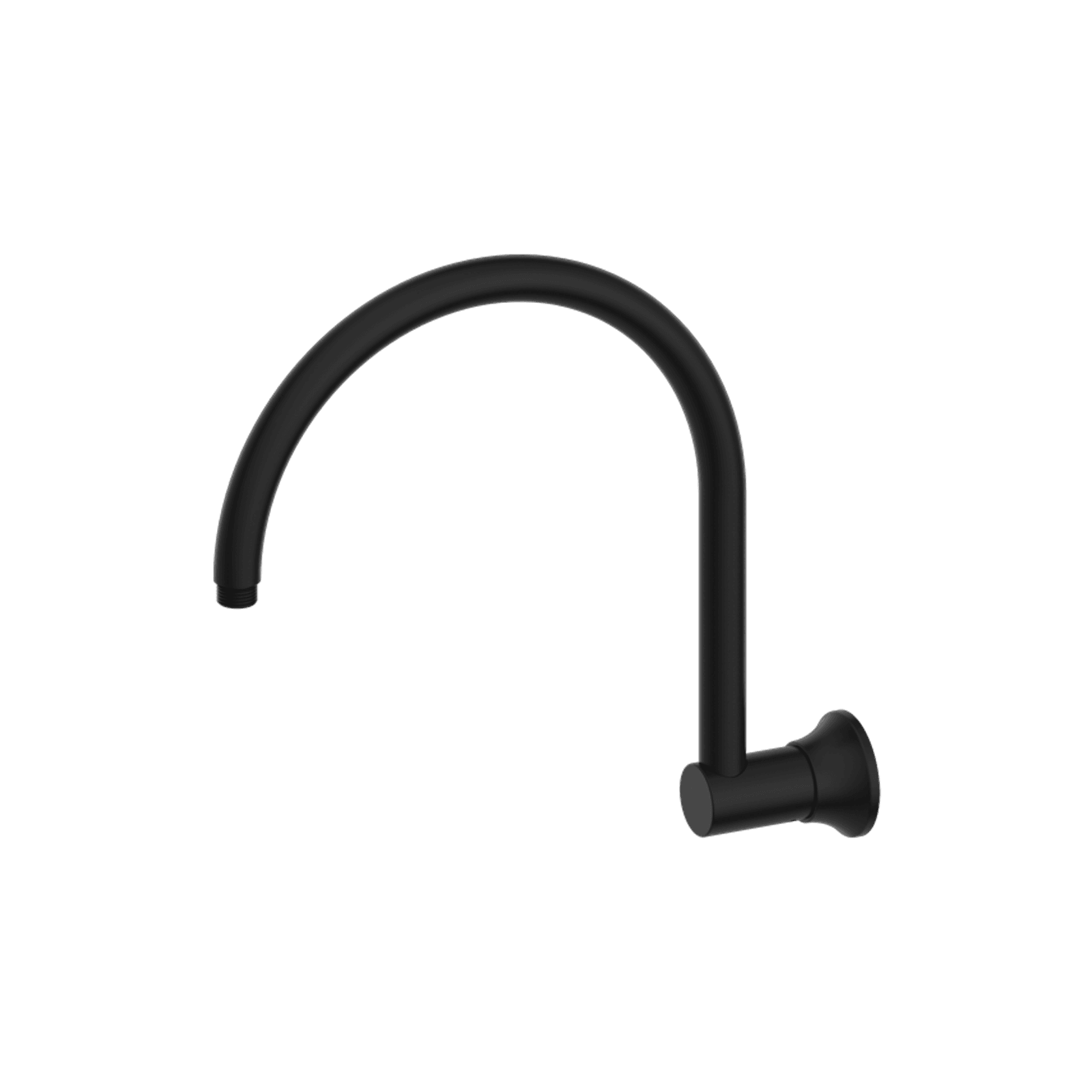 York Shower Arm Matte Black gallery detail image