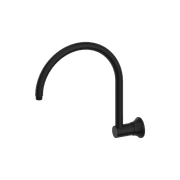 York Shower Arm Matte Black gallery detail image