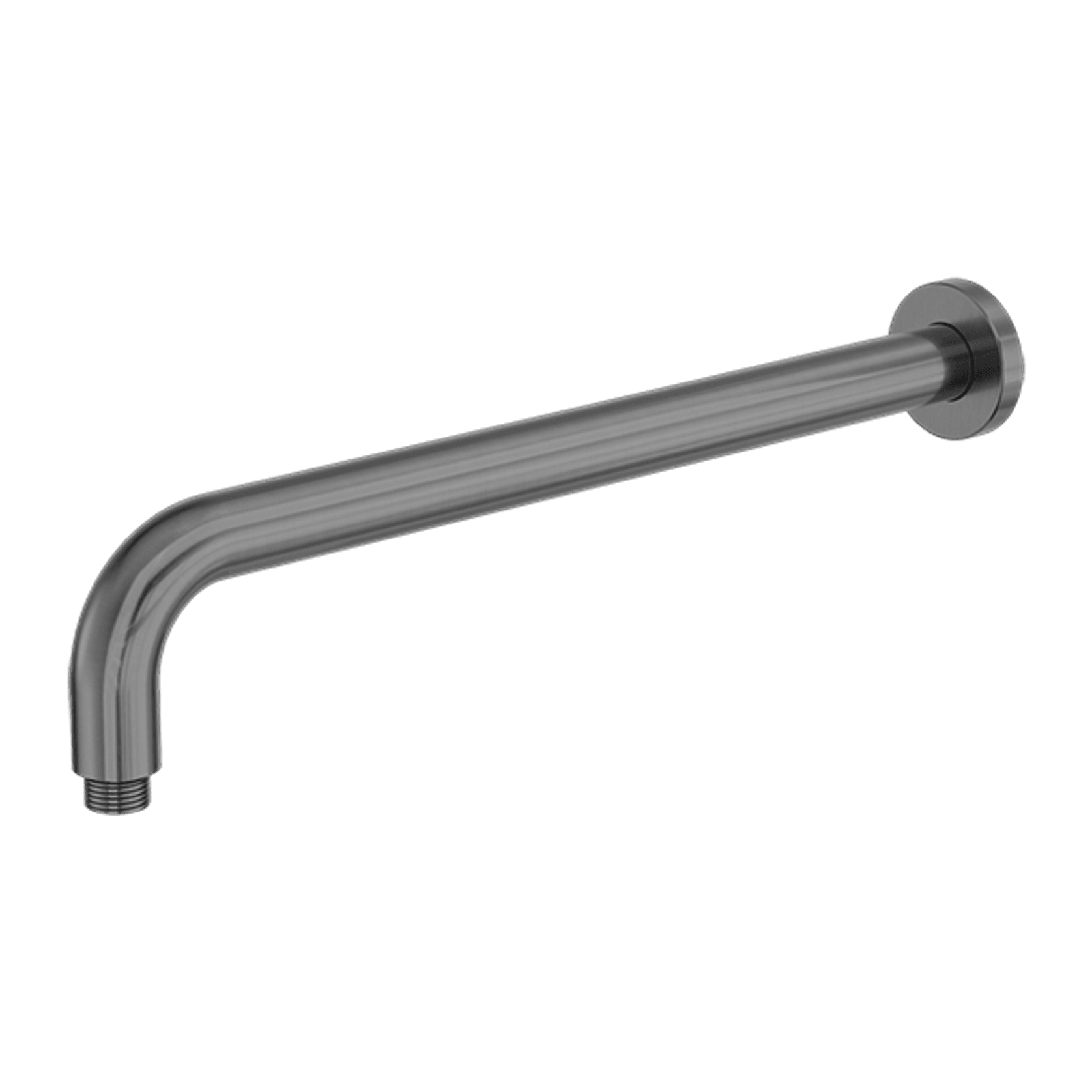 Zen SS316L Round Shower Arm 400mm Length | Graphite gallery detail image