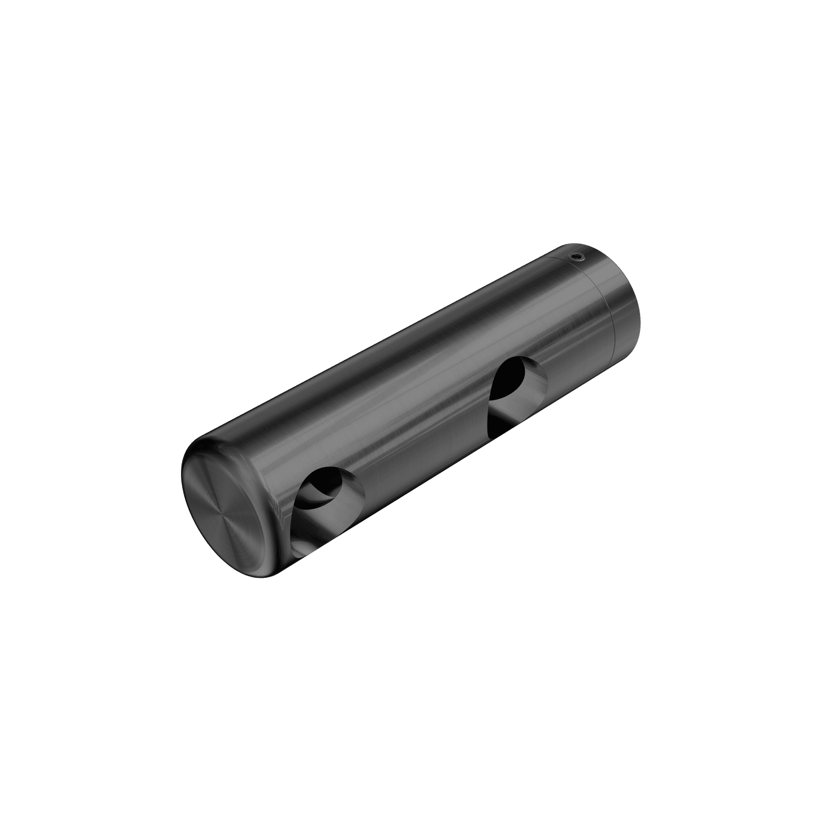 Mecca Care Make Your Own 25mm Grab Rail Double Towel Bracket Left Gun Metal gallery detail image