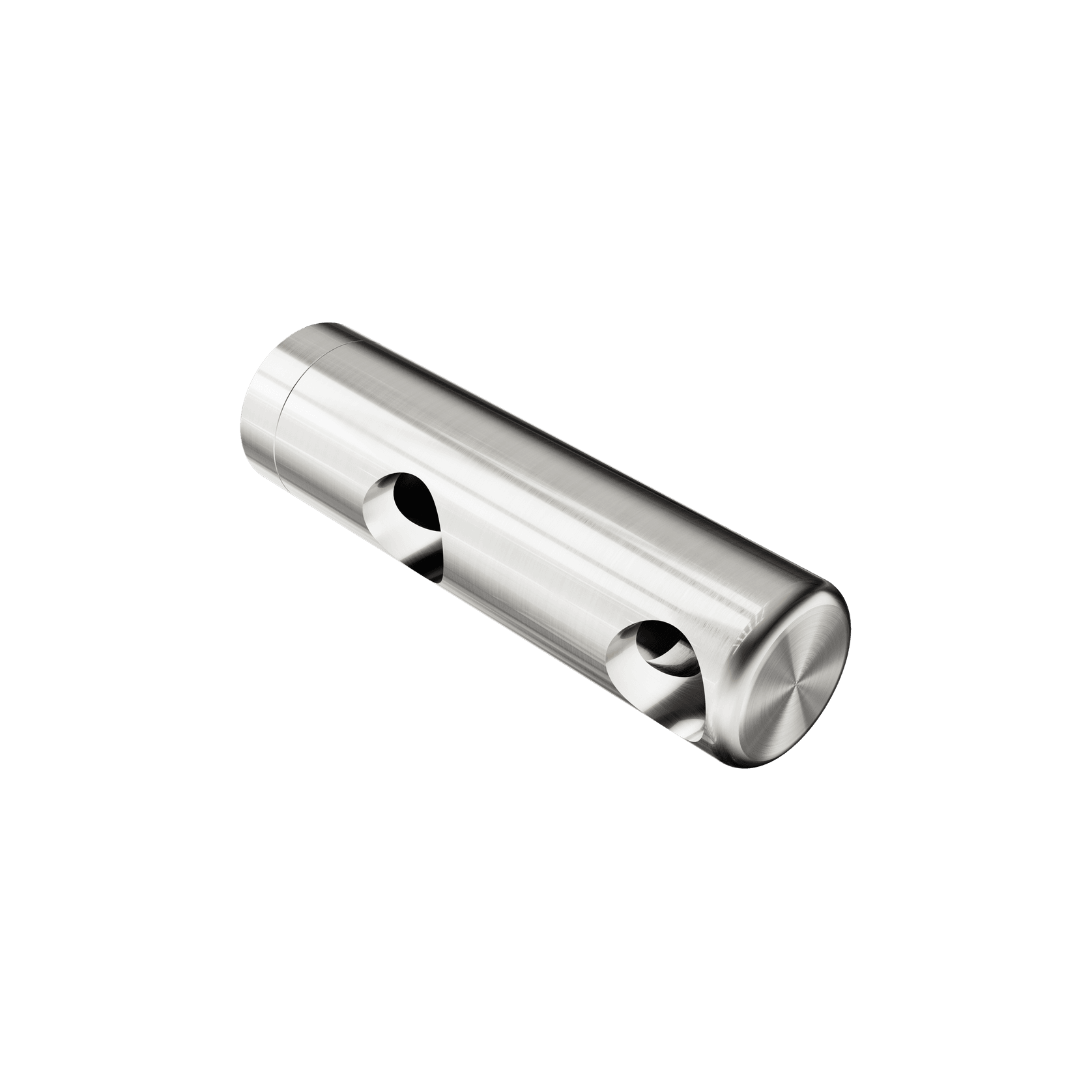 Mecca Care Make Your Own 25mm Grab Rail Double Towel Bracket Right Brushed Nickel gallery detail image