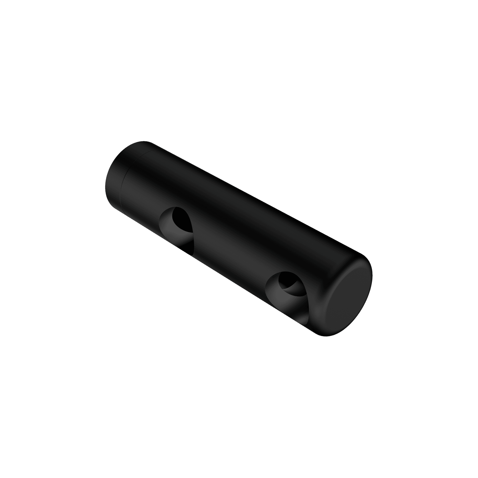 Mecca Care Make Your Own 25mm Grab Rail Double Towel Bracket Right Matte Black gallery detail image