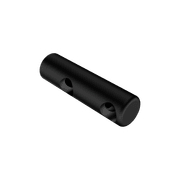 Mecca Care Make Your Own 25mm Grab Rail Double Towel Bracket Right Matte Black gallery detail image