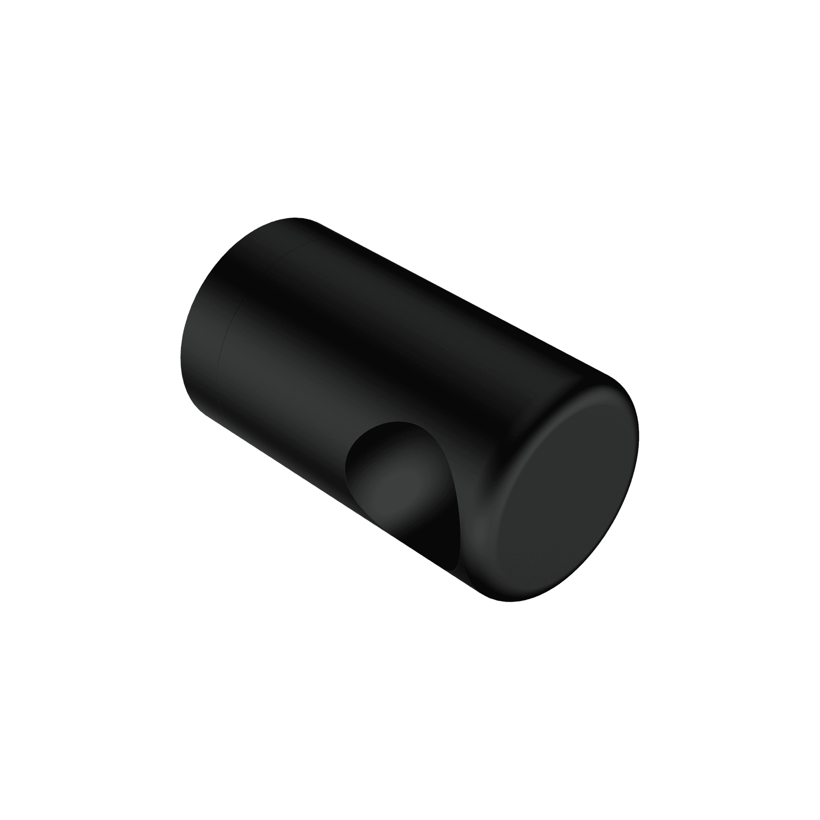 Mecca Care Make Your Own 32mm Grab Rail End Bracket Matte Black gallery detail image