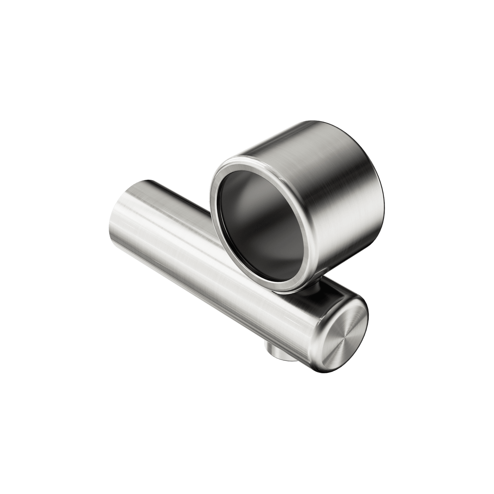 Mecca Care Make Your Own 32mm Hand Rail Undermount Mid Bracket Brushed Nickel gallery detail image