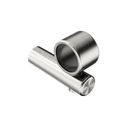 Mecca Care Make Your Own 32mm Hand Rail Undermount Mid Bracket Brushed Nickel gallery detail image