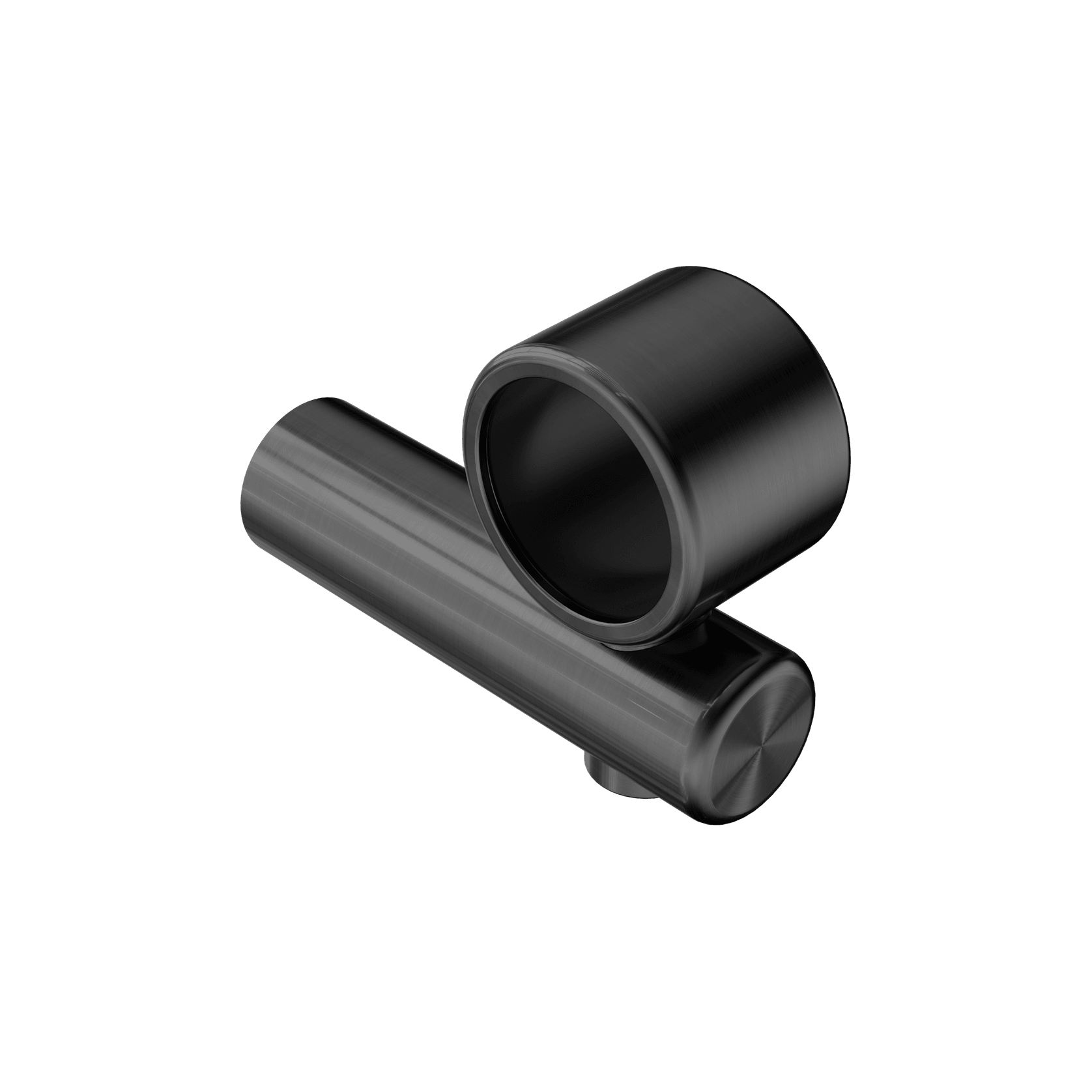 Mecca Care Make Your Own 32mm Hand Rail Undermount Mid Bracket Gun Metal gallery detail image